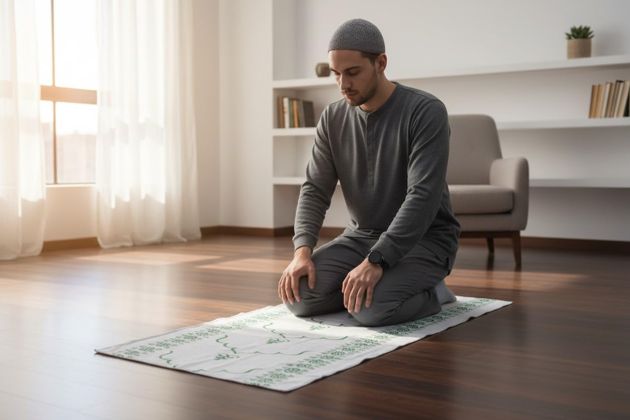 Amazon.com: Decoret Hygienic and Practical Prayer Rug for Muslims